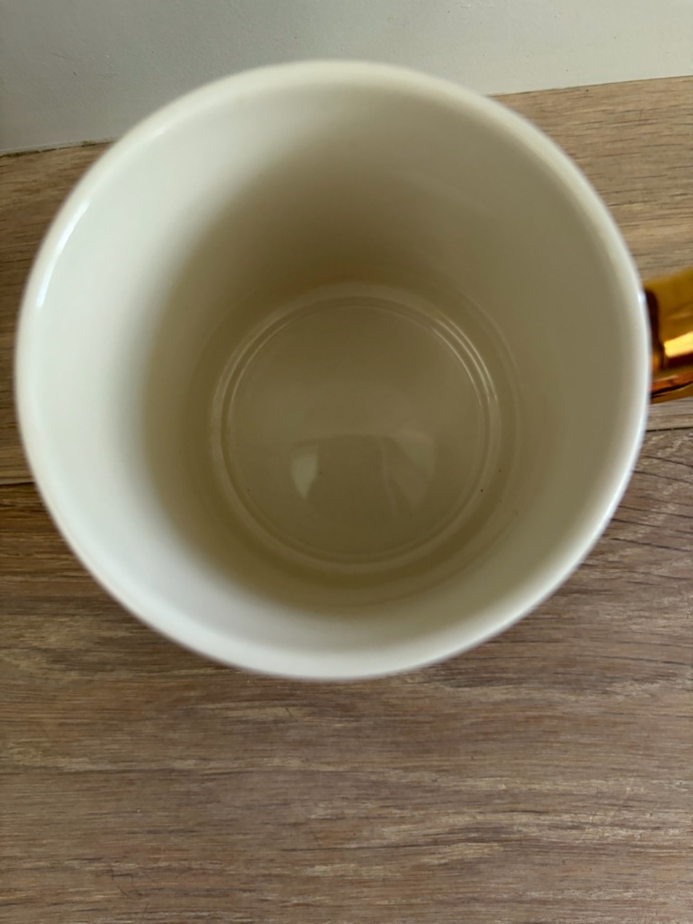 Anthropologie gold tile mosaic butterfly mug - Picture 3 of 8